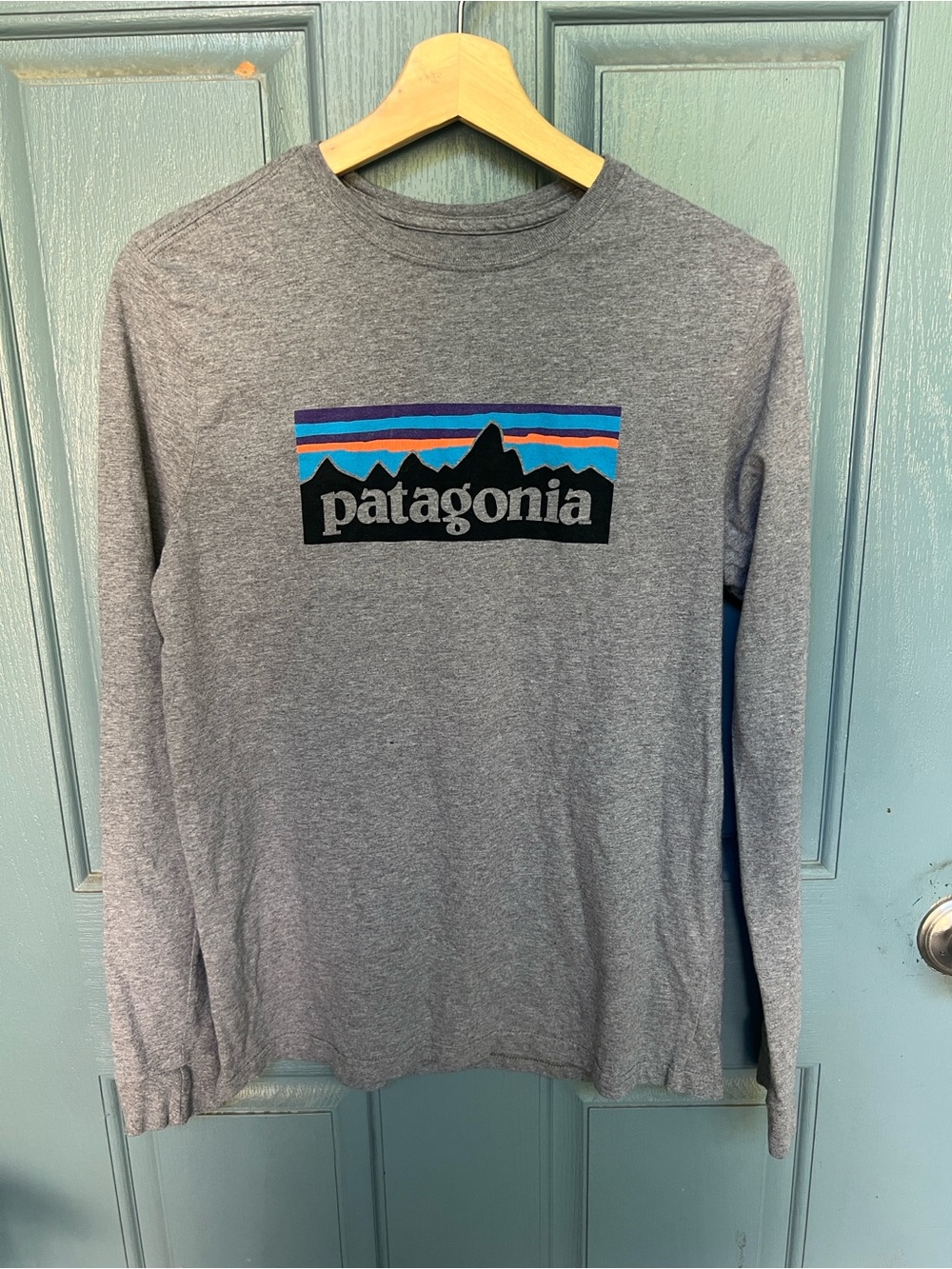 Patagonia Youth Long Sleeve T-Shirt - Fair Condition